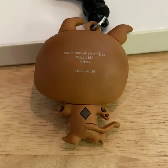 Scooby Doo 3D Figural Bag Clip Keychain Running - Picture 2 of 2